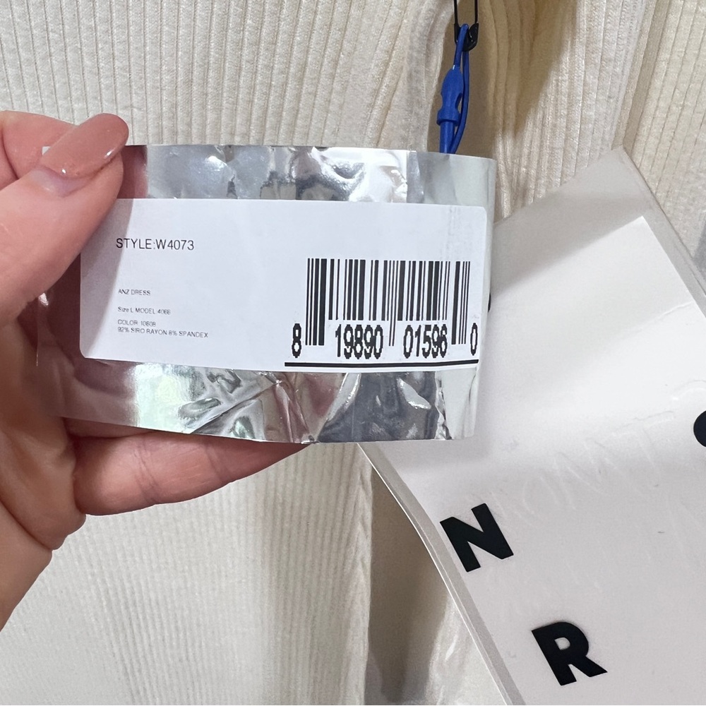 NWT SIMON MILLER Anz Cut-Out Bodycon Dress size large - Picture 10 of 11